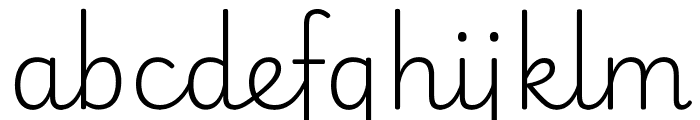 Playwrite NG Modern 200 Font LOWERCASE