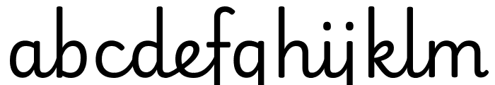 Playwrite NG Modern Regular Font LOWERCASE