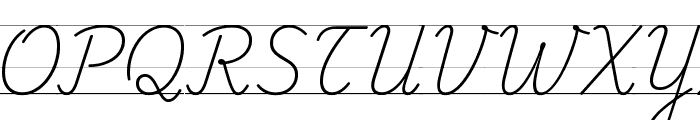 Playwrite NL Guides Regular Font UPPERCASE