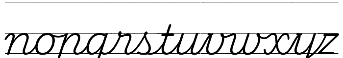 Playwrite NL Guides Regular Font LOWERCASE