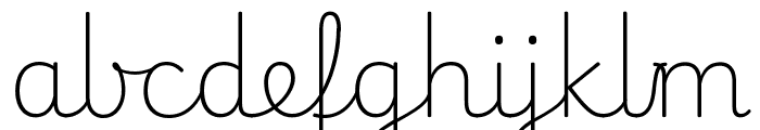 Playwrite PL 100 Font LOWERCASE