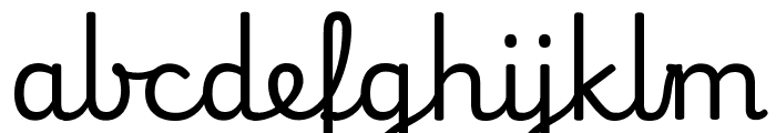 Playwrite PL Regular Font LOWERCASE