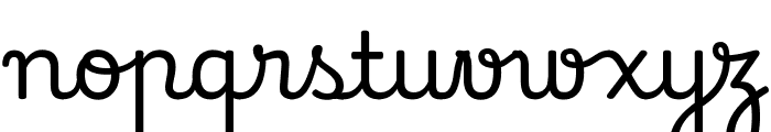 Playwrite PT Regular Font LOWERCASE