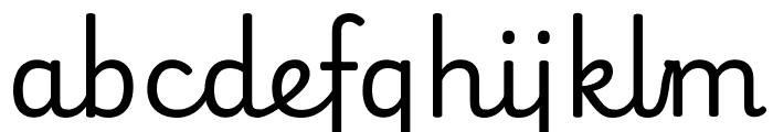 Playwrite US Modern Regular Font LOWERCASE