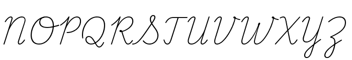 Playwrite US Trad 100 Font UPPERCASE