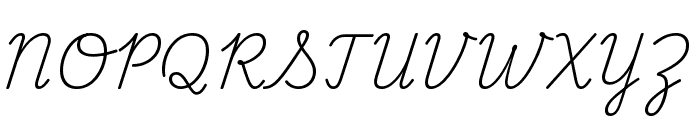 Playwrite US Trad 200 Font UPPERCASE