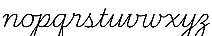 Playwrite US Trad 200 Font LOWERCASE