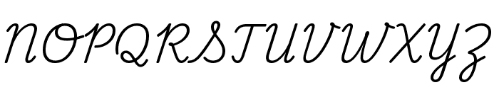 Playwrite US Trad 300 Font UPPERCASE