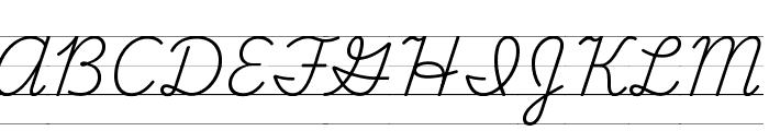 Playwrite US Trad Guides Regular Font UPPERCASE