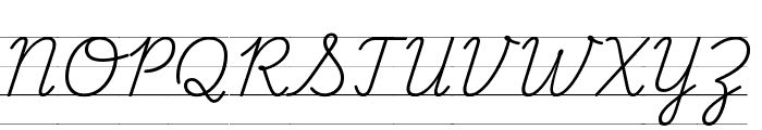 Playwrite US Trad Guides Regular Font UPPERCASE