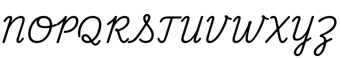 Playwrite US Trad Regular Font UPPERCASE