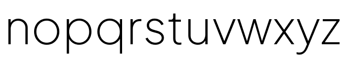 Plus Jakarta Sans 200 Font LOWERCASE