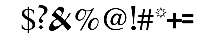 Ponomar Regular Font OTHER CHARS