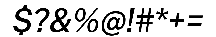 Public Sans 500italic Font OTHER CHARS
