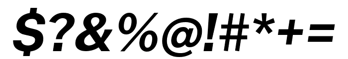 Public Sans 700italic Font OTHER CHARS
