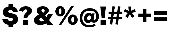 Public Sans 900 Font OTHER CHARS