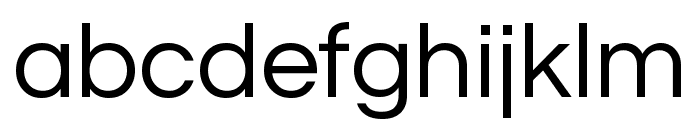 Questrial regular Font LOWERCASE