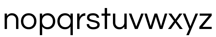 Questrial regular Font LOWERCASE