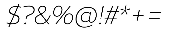 REM 100italic Font OTHER CHARS