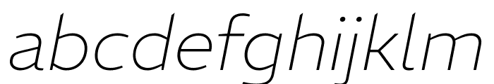 REM 100italic Font LOWERCASE