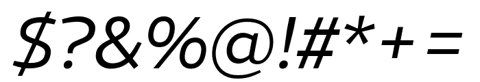 REM 300italic Font OTHER CHARS