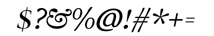 Radley italic Font OTHER CHARS