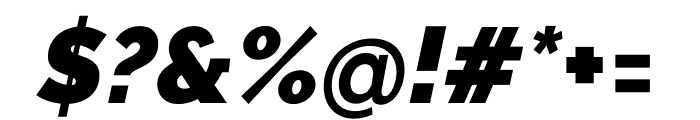 Raleway 900italic Font OTHER CHARS
