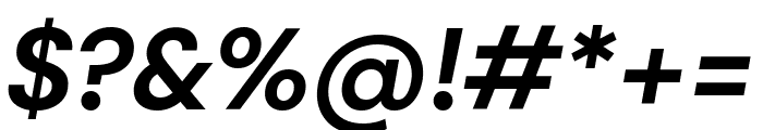 Rethink Sans 700italic Font OTHER CHARS