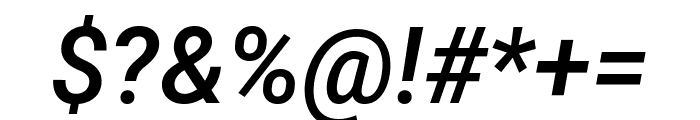 Roboto 500italic Font OTHER CHARS