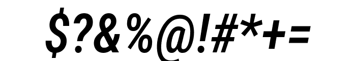 Roboto Condensed 500italic Font OTHER CHARS
