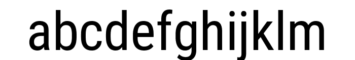 Roboto Condensed regular Font LOWERCASE