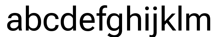 Roboto Flex Regular Font LOWERCASE