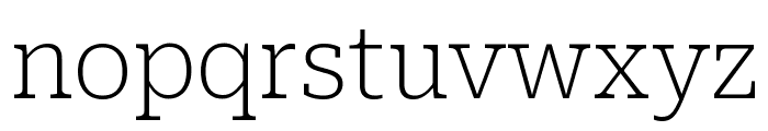 Roboto Serif 100 Font LOWERCASE