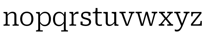 Roboto Serif 300 Font LOWERCASE