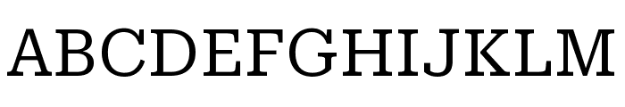 Roboto Serif Regular Font UPPERCASE