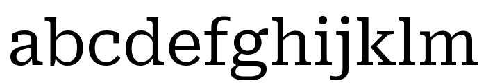 Roboto Serif Regular Font LOWERCASE