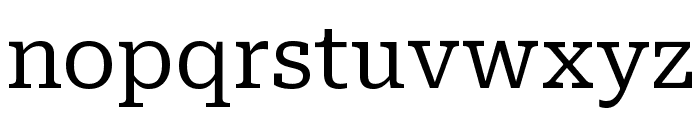 Roboto Serif Regular Font LOWERCASE