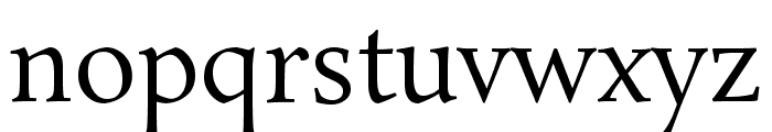 Rosarivo regular Font LOWERCASE