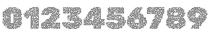 Rubik Maze Regular Font OTHER CHARS