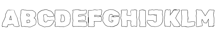 Rubik Scribble Regular Font UPPERCASE