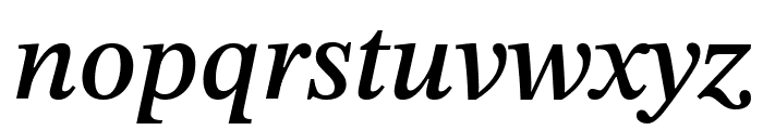 STIX Two Text 500italic Font LOWERCASE