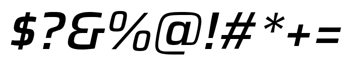 Saira 500italic Font OTHER CHARS