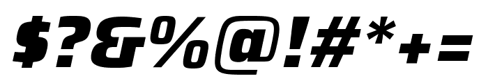 Saira 800italic Font OTHER CHARS