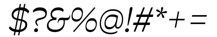 Savate 300italic Font OTHER CHARS