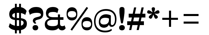 Savate 600 Font OTHER CHARS