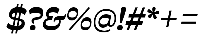 Savate 600italic Font OTHER CHARS