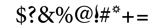 Shafarik Regular Font OTHER CHARS