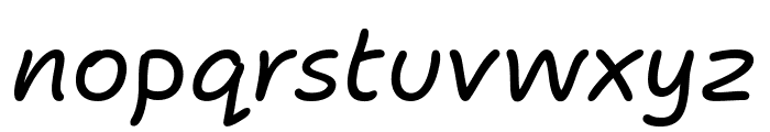 Shantell Sans Italic Font LOWERCASE