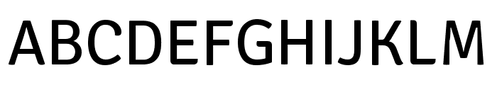 Signika Negative regular Font UPPERCASE