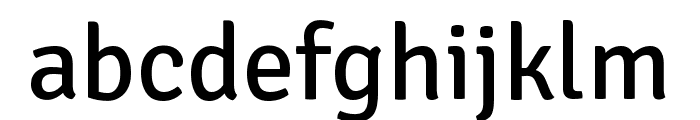 Signika Negative regular Font LOWERCASE